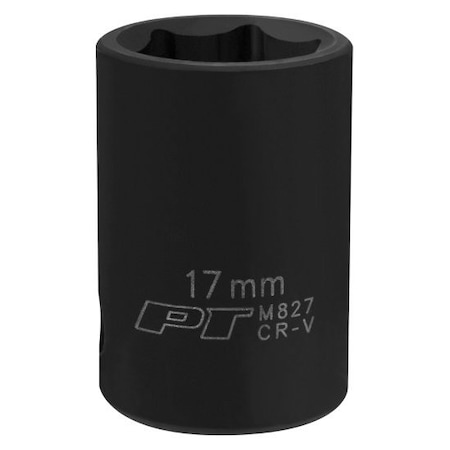 Performance Tool 1/2 In Dr. Impact Socket 17Mm Socket Imp 17Mm, M827 M827